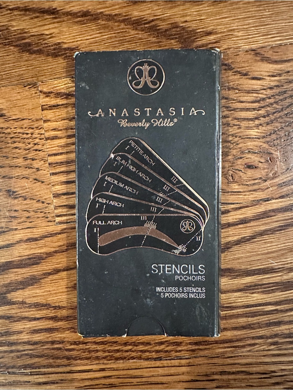 Anastasia Beverly Hills Brow Stencil Set – 5 Eyebrow Arch Stencils